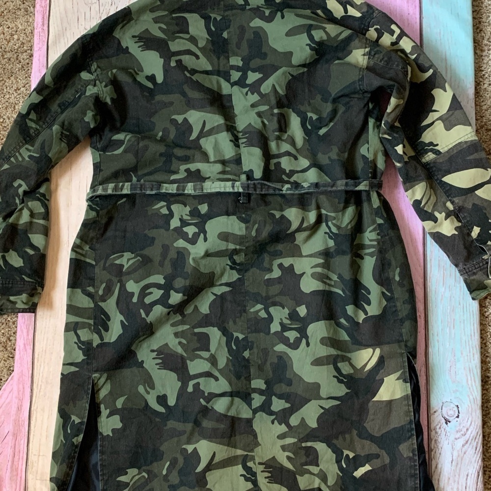 Missguided camo long jacket - Picture 2 of 10